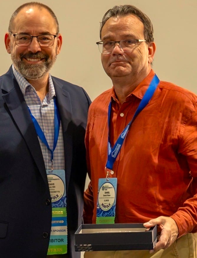 Dan Potter won a Governance Award for Industry Volunteerism at the symposium.